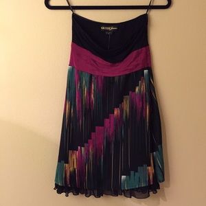 Guess strapless party dress