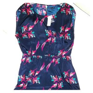Sweet, Gap vibrant bird print dress.