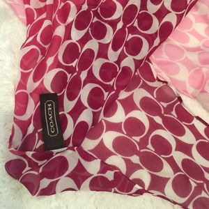 Coach silk scarf