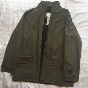 Calvin Klein Rain jacket. Size S. Hunter green.