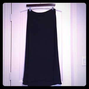 Long black MaxMara skirt