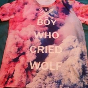 BOY WHO CRIED WOLFE SHIRT