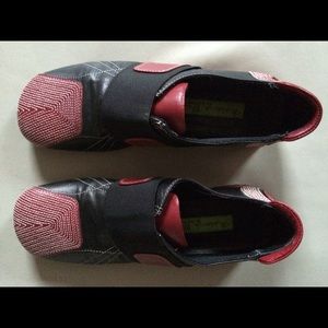 Goffredo FANTINI Women Red and Black Shoes Size 6