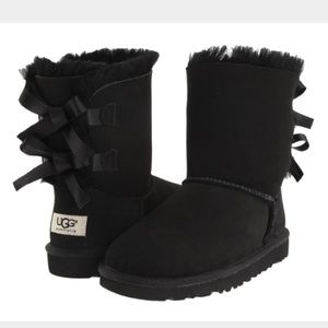 Black UGG Bailey Bow boots