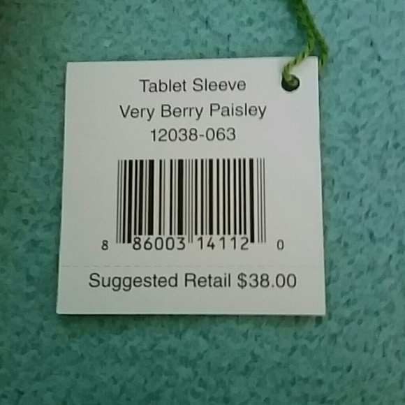 Vera Bradley tablet sleeve - Picture 2 of 4