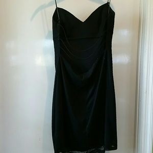 Black sequins dress