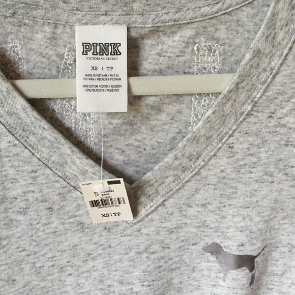 Victoria's Secret PINK Sequin Varsity Top - Picture 4 of 4