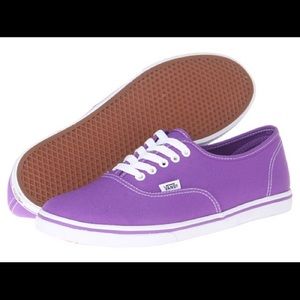 Purple low pro vans