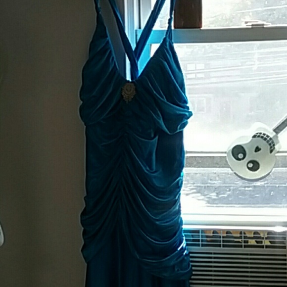 A beautfull blue dress