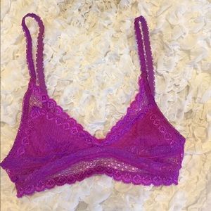Purple bralette