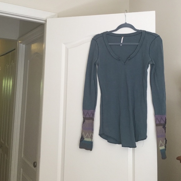 Free People thermal long sleeved top