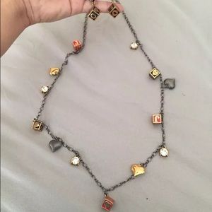 Betsey Johnson necklace and earring set