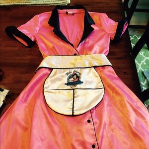 50s diner waitress costume