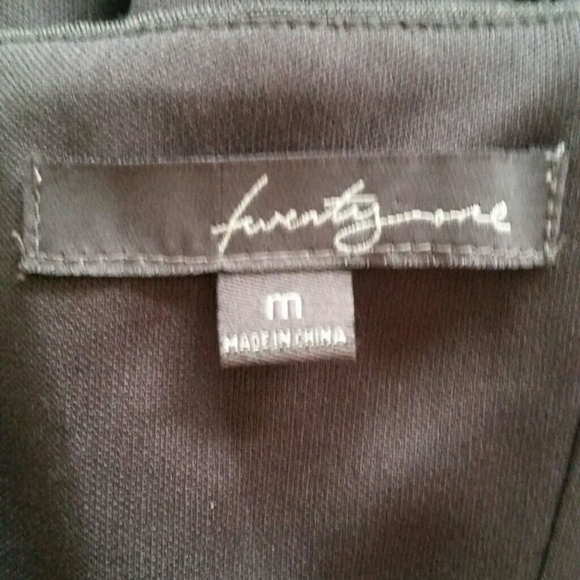 FOREVER21 Gray Strapless Peplum Dress - Picture 2 of 4