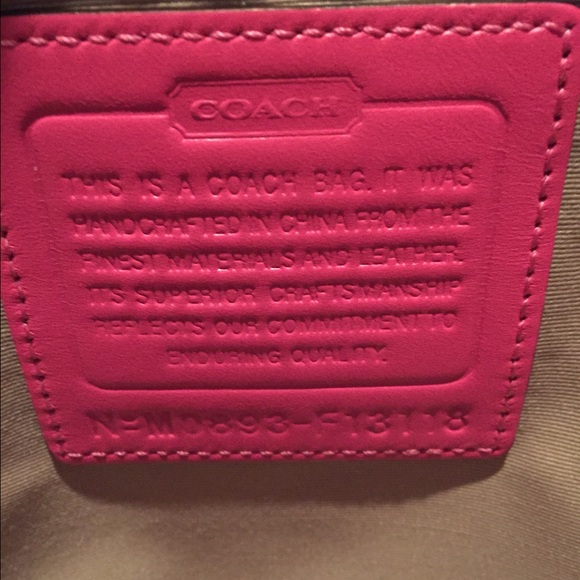 SOLD!!!!!! Never used beautiful Coach XL tote - Picture 2 of 3