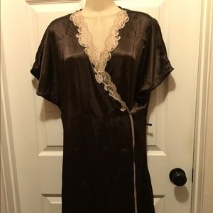 Brown short Lightweight Robe