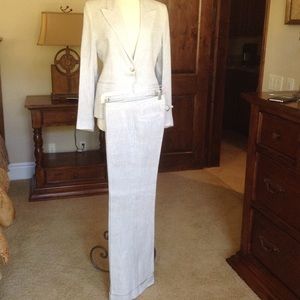 Jenni Button Linen Suit
