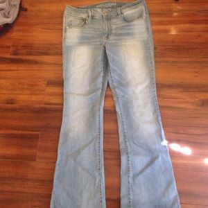 Light American eagle jeans size 14