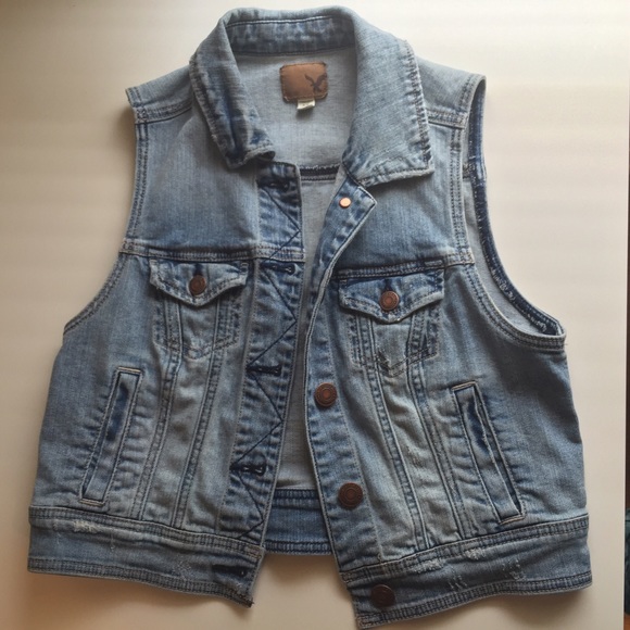 💗 American Eagle Denim Vest 💗