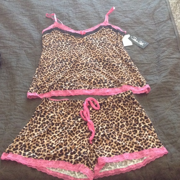 Rene Rofe Other - Rene Rofe leopard shorts pyjama set