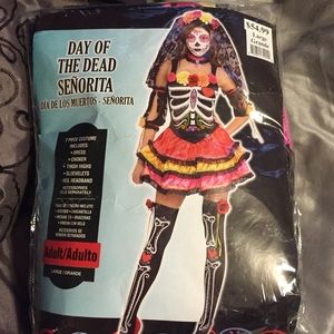Halloween Costume Day Of The Dead Senõrita