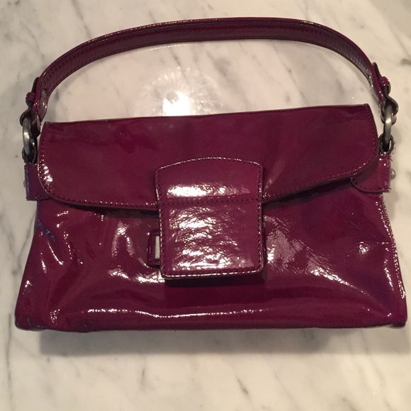 Purple Leather MaxMara Purse