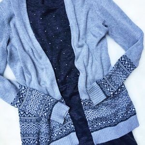 NEW🚩Beaded Gray Cardigan