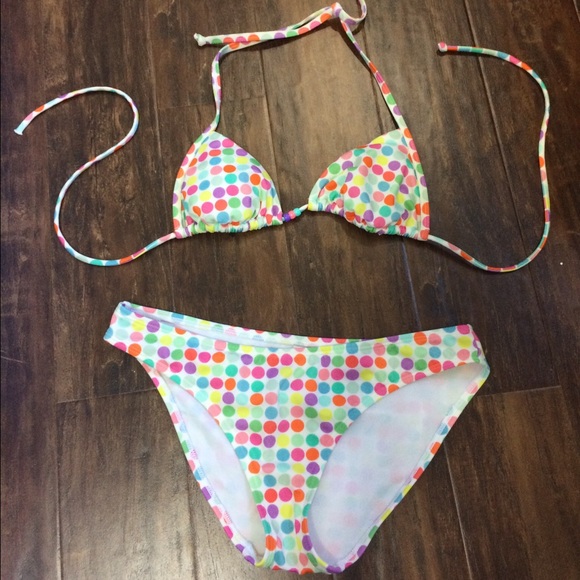 Victoria's Secret polka dot bikini - Picture 1 of 4