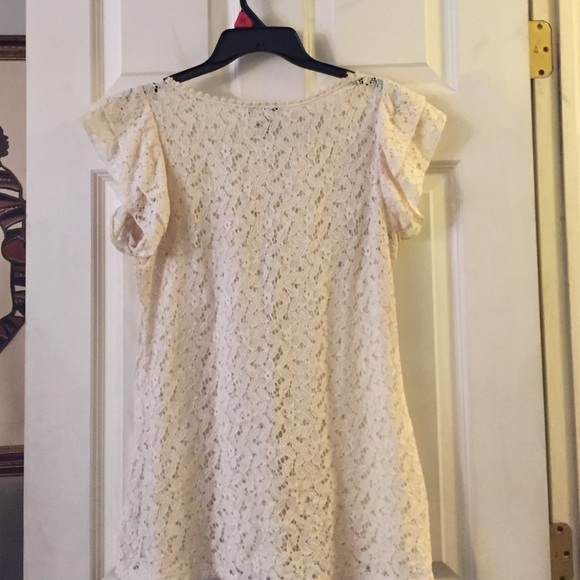 Cream lace top - Picture 3 of 3