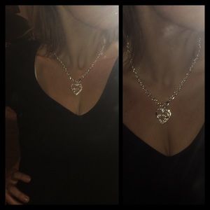 Guess Jewelry - NEW .925 Silver Guess Necklace & Bracelet Set Guess Jewelry - NEW .925 Silver Guess Necklace & Bracelet Set