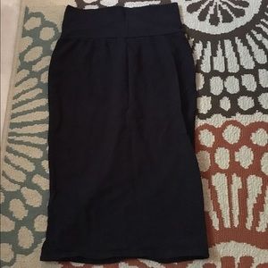 Tight fitting pencil skirt