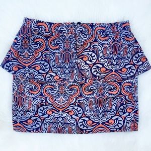 NEW🚩Damask Print Peplum Skirt