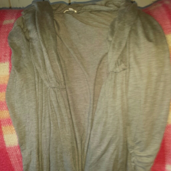 Grey cardigan