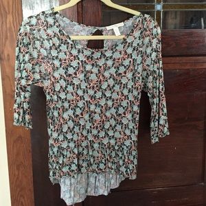 Anthropologie floral blouse