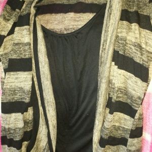 Cardigan with attached cami