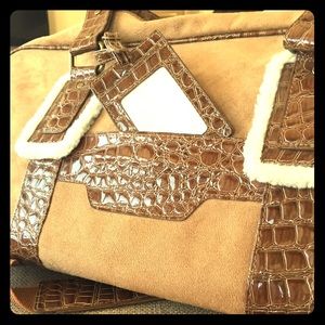 Faux Suede Overnighter