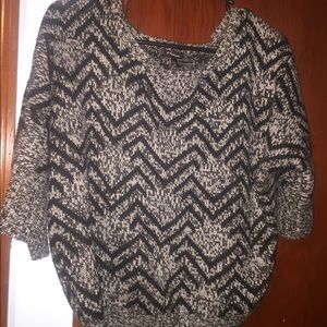 Chevron print sweater