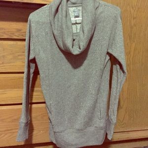 Aerie women's XS light grey sparkle hoodie
