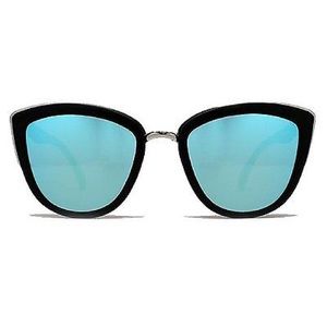 Quay My Girl sunglasses - Black/Blue mirror lense