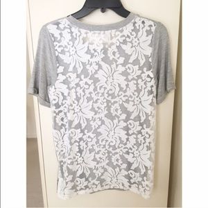 sale! 🎉 super cute lace-back anthro t-shirt