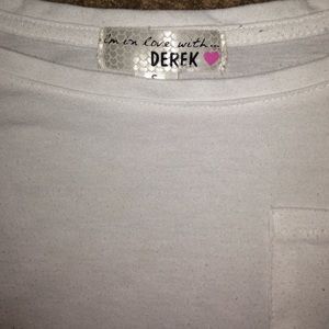 White cropped shirt