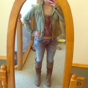 AE Green Military Jacket