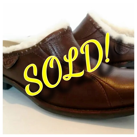 UGG brown clogs