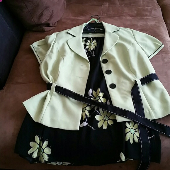 Jacket and skirt ensemble