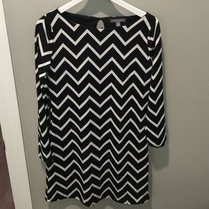 Black and white dress