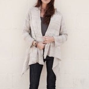 Goddis Megan Cropped Sweater in Marble