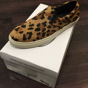 Leopard loafers