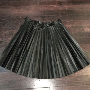 Vegan leather skirt