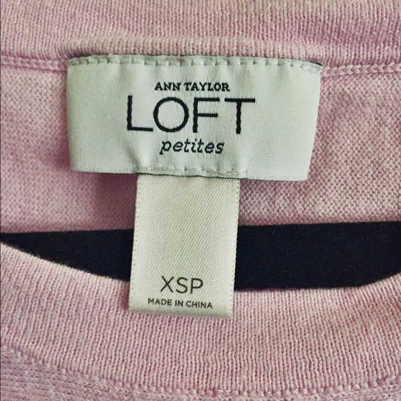 SOLD LOFT Lilac Sweater - Picture 2 of 3