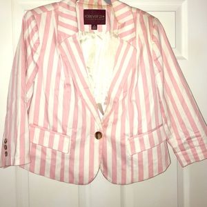 Striped blazer